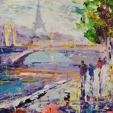 Painting Mon amour parisien by Yavru Irfan | Painting Figurative Oil Pop icons