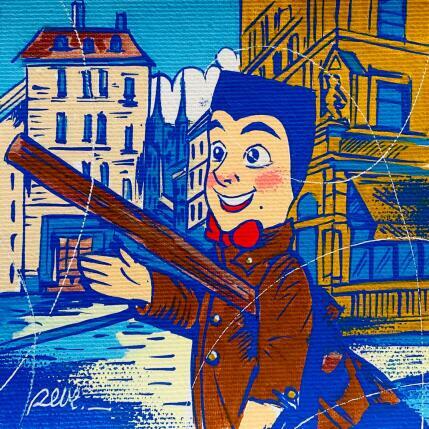 Painting Guignol by Revel | Painting Pop-art Acrylic Pop icons