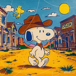 Painting Cowboy by Revel | Painting Pop-art Pop icons