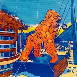 Pintura Courchevel por Revel | Pintura Pop art Iconos pop