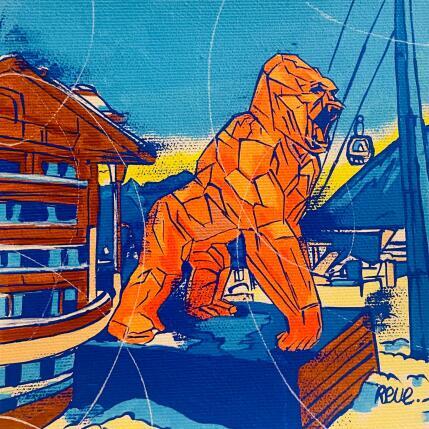 Peinture Courchevel par Revel | Tableau Pop-art Icones Pop