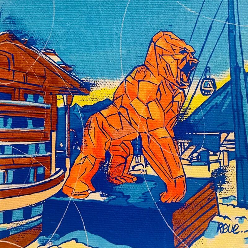 Peinture Courchevel par Revel | Tableau Pop-art Icones Pop