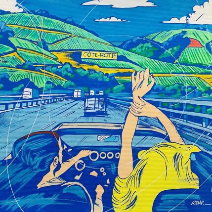 Gemälde Côte Rôtie ! von Revel | Gemälde Pop-Art Landschaften, Pop-Ikonen, Urban