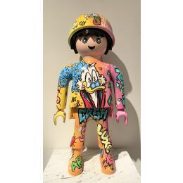 Sculpture Picsou cash par So Moon | Sculpture