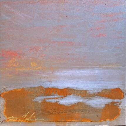 Peinture Nocturne 2 par Mahieu Bertrand | Tableau Figuratif Métal Paysages