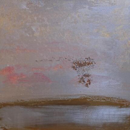 Peinture Les étourneaux  par Mahieu Bertrand | Tableau Figuratif Métal Paysages