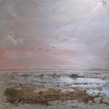 Peinture Salins à Sète  par Mahieu Bertrand | Tableau Figuratif Métal Paysages