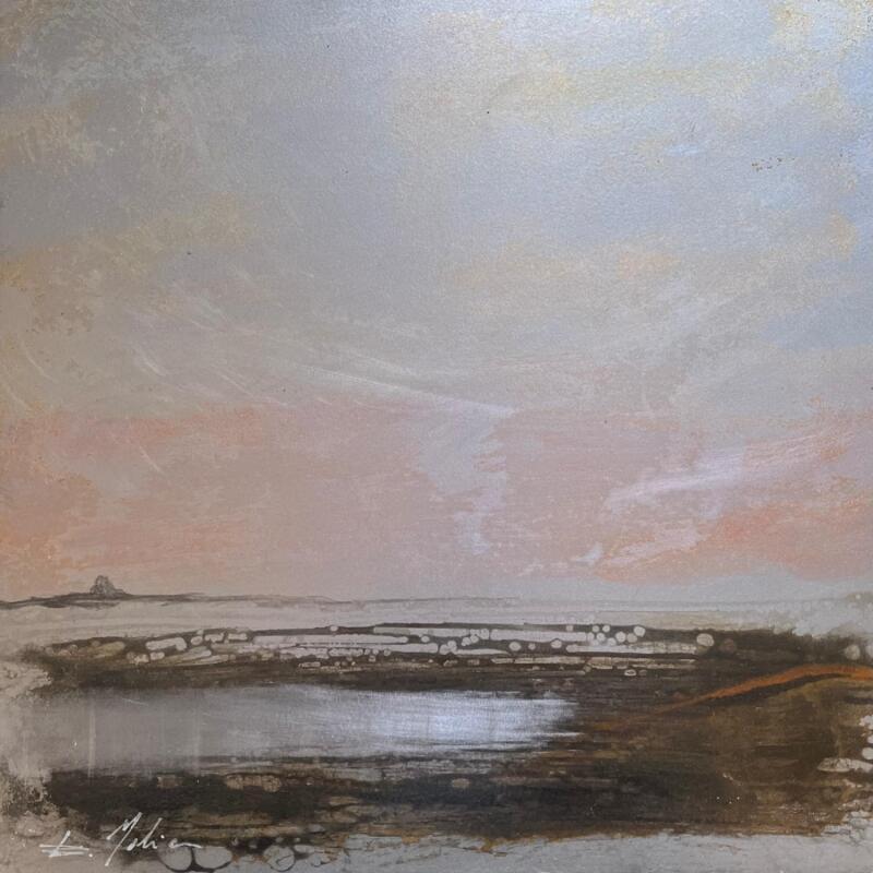 Peinture Les étangs par Mahieu Bertrand | Tableau Figuratif Paysages Métal