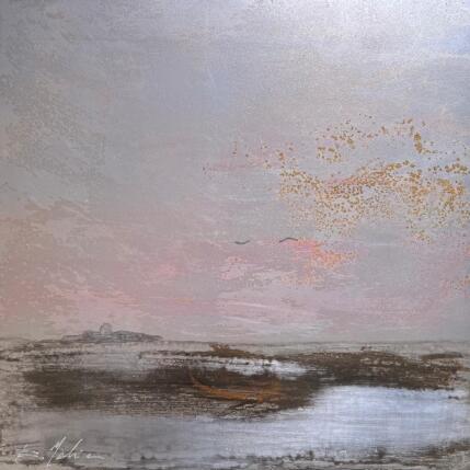 Peinture Les étangs 2 par Mahieu Bertrand | Tableau Figuratif Métal Paysages