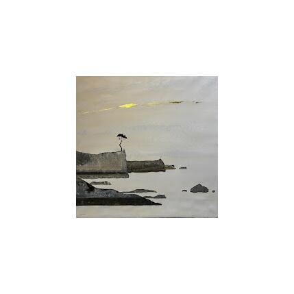 Painting L'horizon des brumes by Lemonnier  | Painting Subject matter Acrylic, Zinc Landscapes