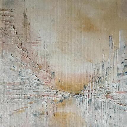 Painting Le pont ocre by Levesque Emmanuelle | Painting  Oil