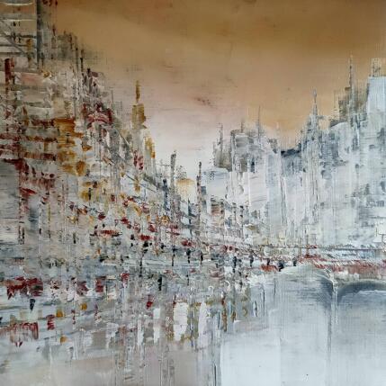 Painting Le long du fleuve by Levesque Emmanuelle | Painting Oil Pop icons