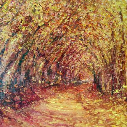 Painting Nature automnale by Levesque Emmanuelle | Painting Oil
