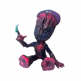 Sculpture La voie lactée Groot Artiste by Shenoda | Sculpture Pop-art Graffiti, Resin