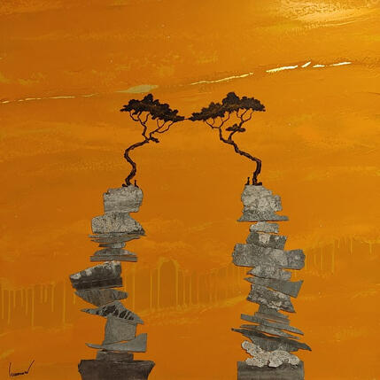 Painting A 650 Persévérence by Lemonnier  | Painting Subject matter Acrylic, Zinc Landscapes
