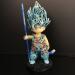 Sculpture Sangoku bleu by Shenoda | Sculpture Pop-art Pop icons Graffiti Resin