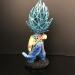 Sculpture Sangoku bleu by Shenoda | Sculpture Pop-art Pop icons Graffiti Resin