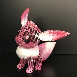 Escultura Evoli rose por Shenoda | Escultura Pop art Graffiti, Resina Iconos pop