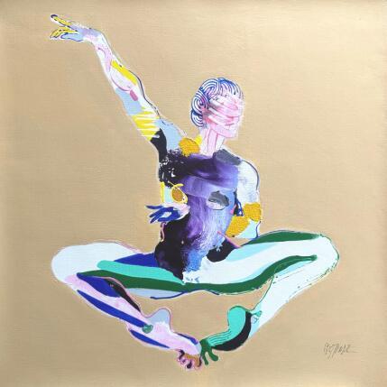 Peinture Les mains discutent par Cressanne | Tableau Figuratif Acrylique, Sable Nu