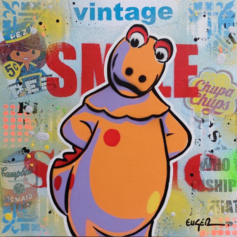 Pintura VINTAGE por Euger Philippe | Pintura Pop art Iconos pop Acrílico Collage