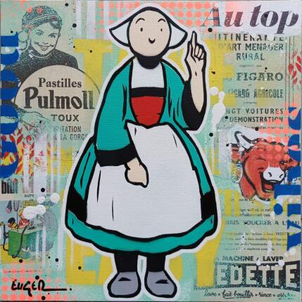 Peinture AU TOP ! par Euger Philippe | Tableau Pop-art Acrylique, Collage Icones Pop