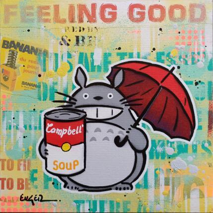 Peinture FEELING GOOD par Euger Philippe | Tableau Pop-art Acrylique, Collage Icones Pop