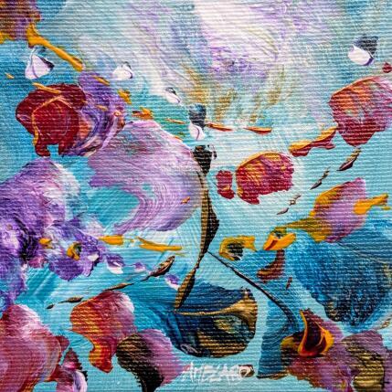 Peinture Le papillon violet  par Amblard Florence | Tableau