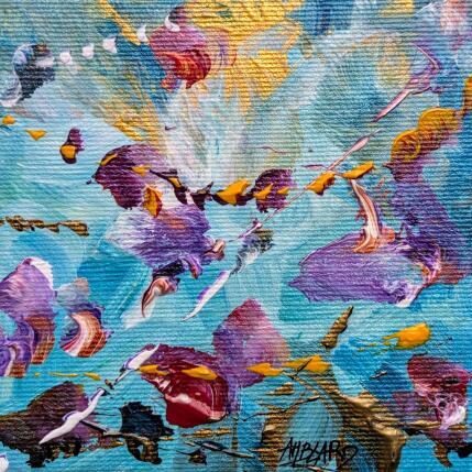 Painting Éclats de jaune  by Amblard Florence | Painting Abstract Acrylic Nature