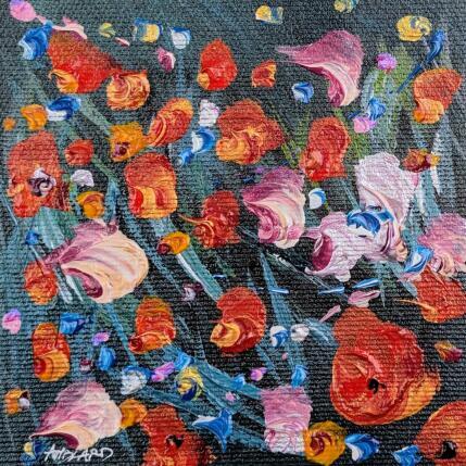 Painting Coquelicots de nuit  by Amblard Florence | Painting Impressionism Acrylic Nature