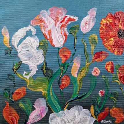 Pintura Jolies fleurs  por Amblard Florence | Pintura Impressionism Acrílico Naturaleza