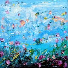 Gemälde Poésie florale von Amblard Florence | Gemälde