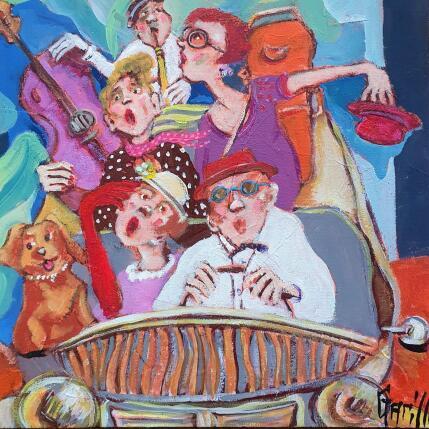 Peinture week-end madness par Garilli Nicole | Tableau Figuratif Acrylique Scènes de vie