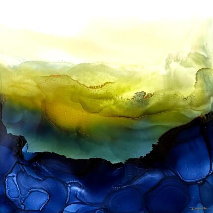 Painting Colibri 2798 by Depaire Silvia | Painting Abstract Acrylic Minimalist