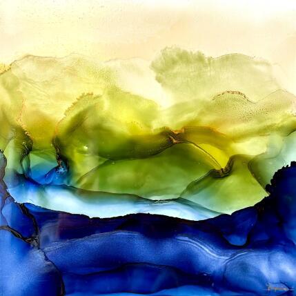 Painting Colibri 2805 by Depaire Silvia | Painting Abstract Acrylic Minimalist