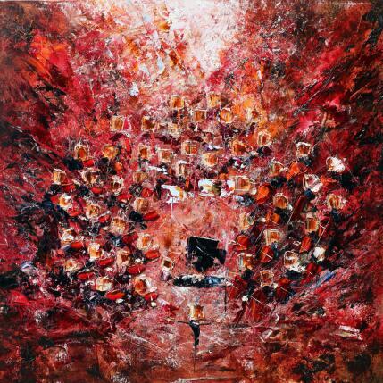 Peinture Concert écarlate par Reymond Pierre | Tableau Figuratif Huile Musique