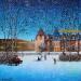 Painting L'hiver de nos enfances by Dessapt Elika | Painting Impressionism Acrylic Sand