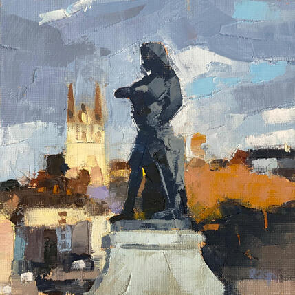 Gemälde Face to face von Gray Thompson Rachael | Gemälde