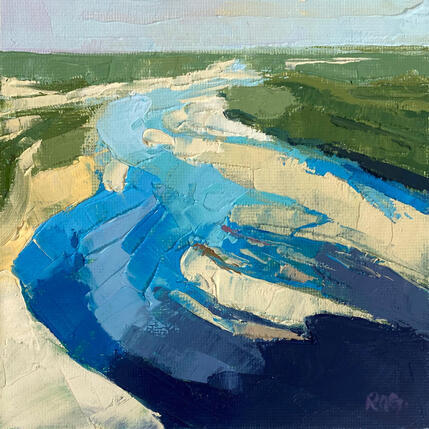 Painting Where she waits by Gray Thompson Rachael | Painting