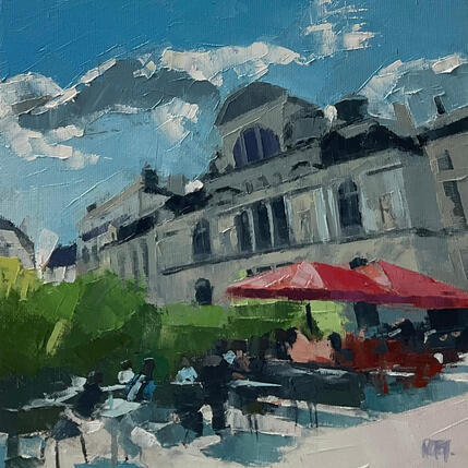 Painting Le performance by Gray Thompson Rachael | Painting  Pop icons