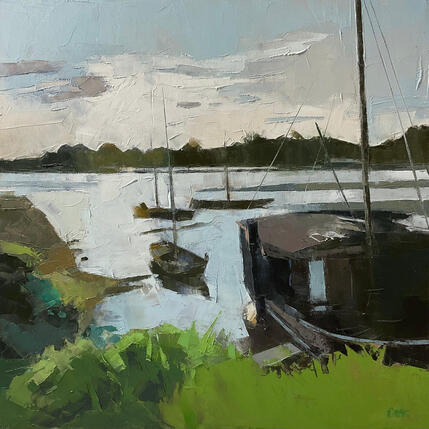 Pintura Meditation por Gray Thompson Rachael | Pintura