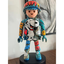 Skulptur SNOOPY STYLE von Anto | Skulptur Pop-Art Graffiti, Posca Pop-Ikonen