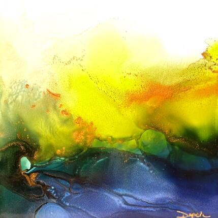 Pintura 2686 Colibri por Depaire Silvia | Pintura Abstracto Acrílico Minimalista, Naturaleza, Paisajes