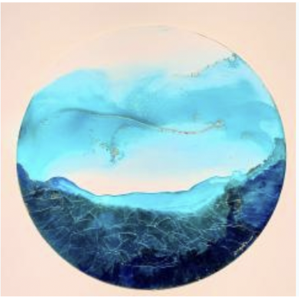 Gemälde 2610 Poésie Marine von Depaire Silvia | Gemälde Abstrakt Acryl Landschaften, Marine, Minimalistisch, Pop-Ikonen