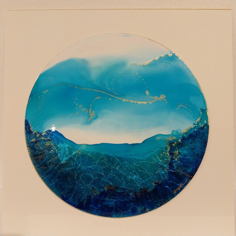 Gemälde 2610 Poésie Marine von Depaire Silvia | Gemälde Abstrakt Landschaften Marine Minimalistisch Acryl