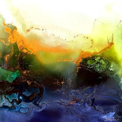 Peinture 2710 Colibri par Depaire Silvia | Tableau Abstrait Acrylique Minimaliste