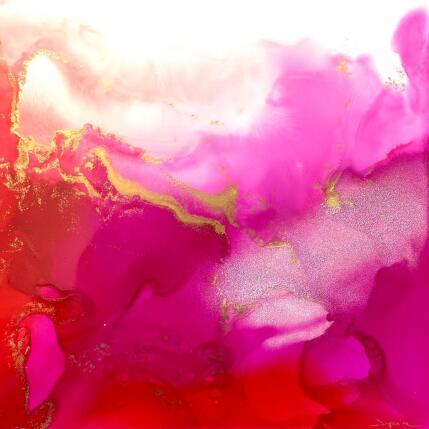 Peinture 2716 Poésie Florale par Depaire Silvia | Tableau Abstrait Acrylique Minimaliste