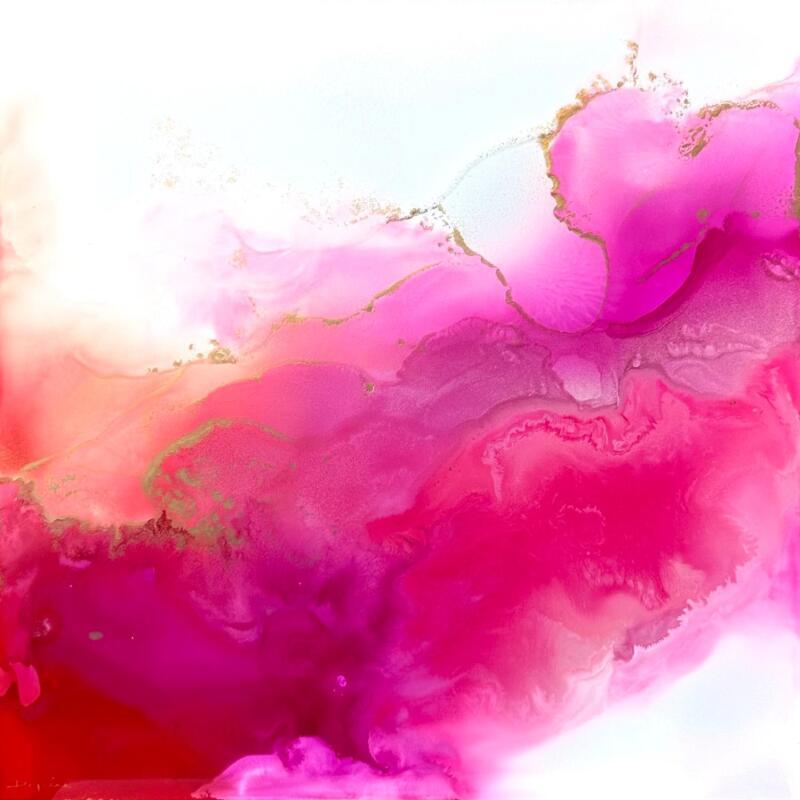 Peinture 2726 Poésie Florale par Depaire Silvia | Tableau Abstrait Minimaliste Acrylique