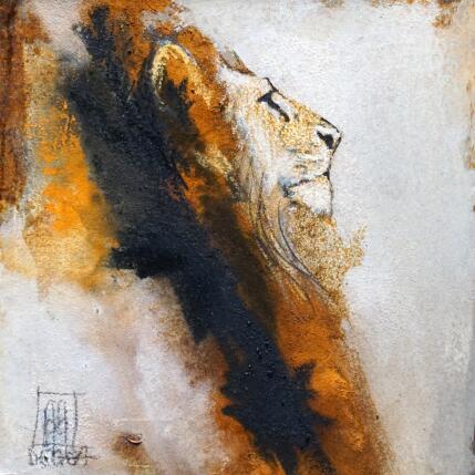 Painting Fierté by De Géa Olivier  | Painting Figurative Metal Animals