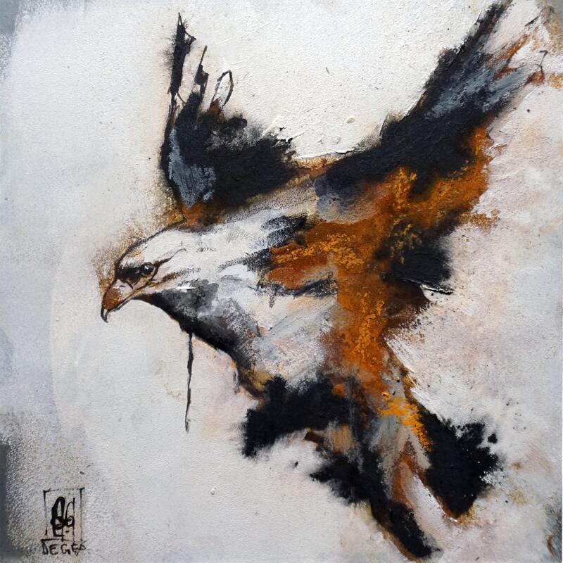 Peinture Vol! par De Géa Olivier  | Tableau Figuratif Animaux Métal