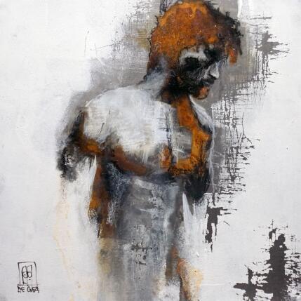 Peinture Comme une apparition par De Géa Olivier  | Tableau Figuratif Métal Nu